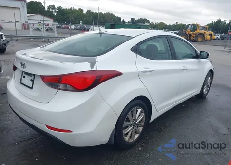 2016 Hyundai Elantra Se from USA, damaged, VIN 5NPDH4AE0GH752984